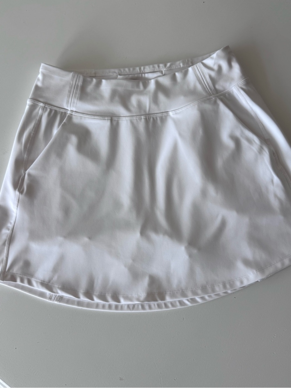 Lole White Athletic A-Line Mini Skort